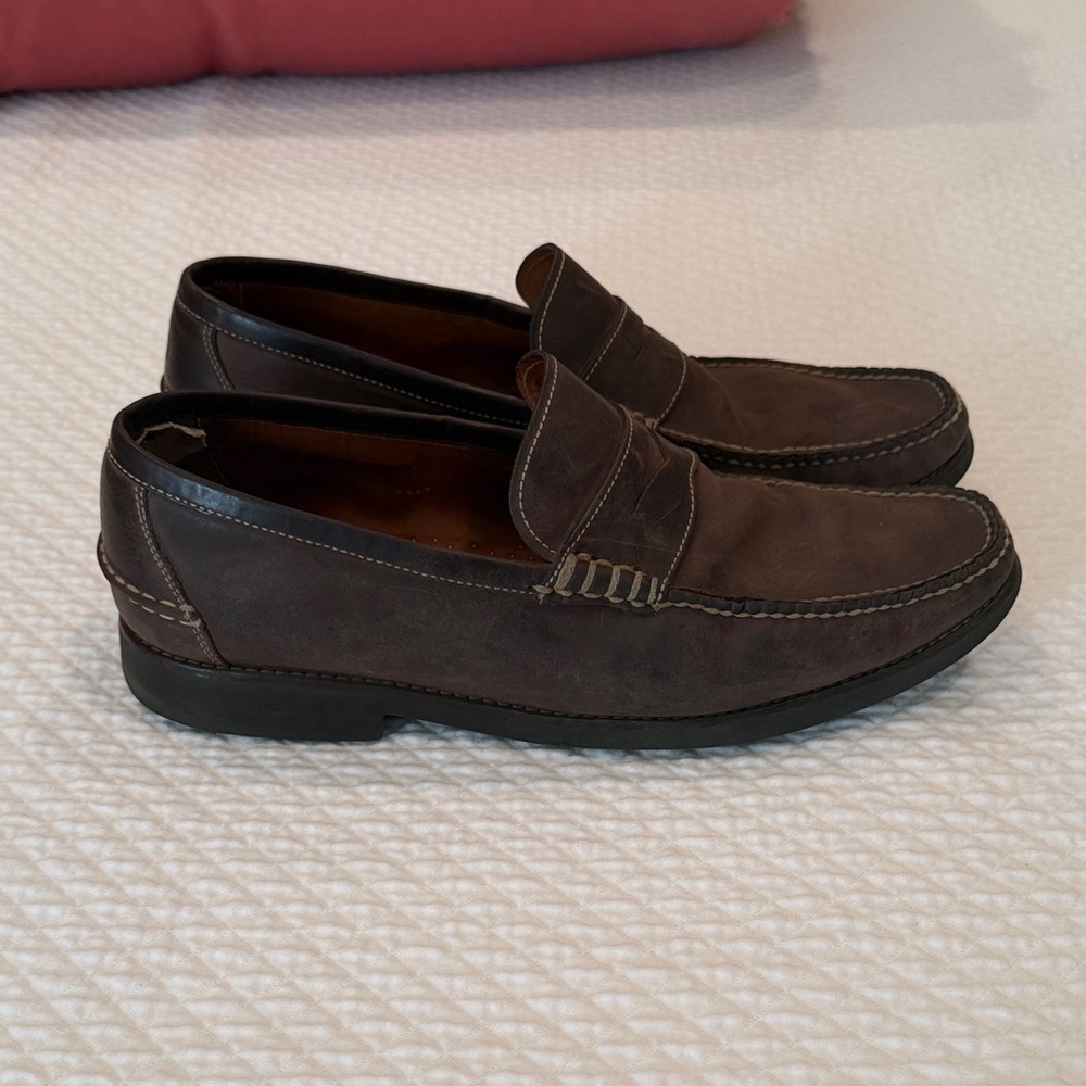 Peter Millar Dark Brown Loafers